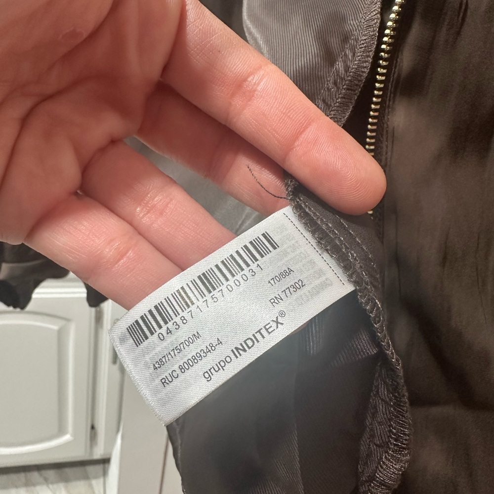 Zara balloon satin bomber jacket - Picture 7 of 8